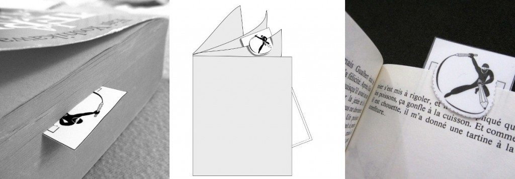 explications pour le cadeau marque-page ninja