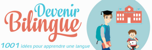 Visuel du site "devenir bilingue"
