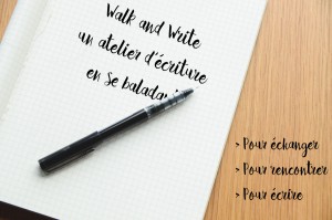 Walk and Write, un atelier d'écriture en se baladant