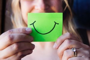 Sourire de remerciement
